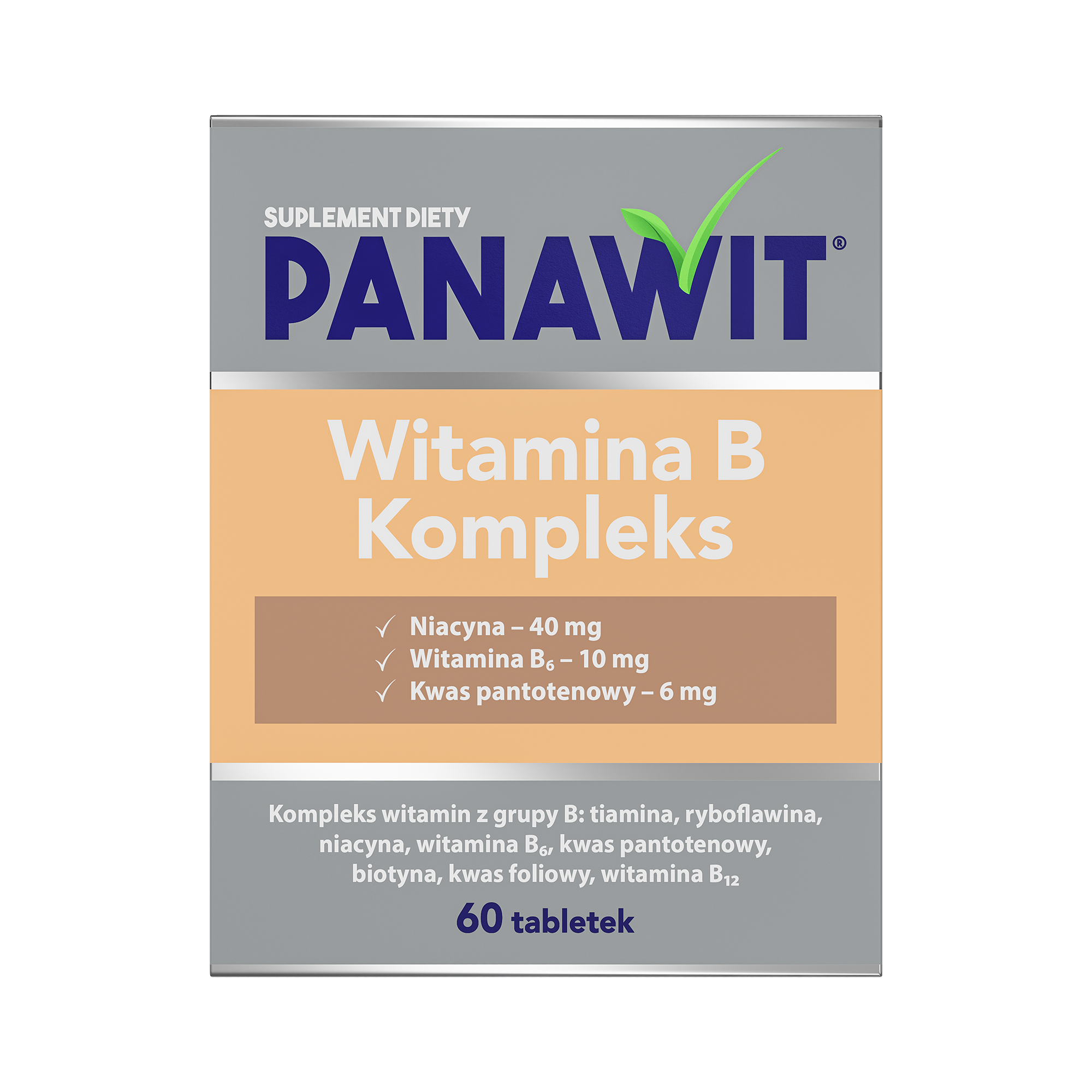 Panawit Witamina B komplex, tabletki, 60 sztuk zdjęcie