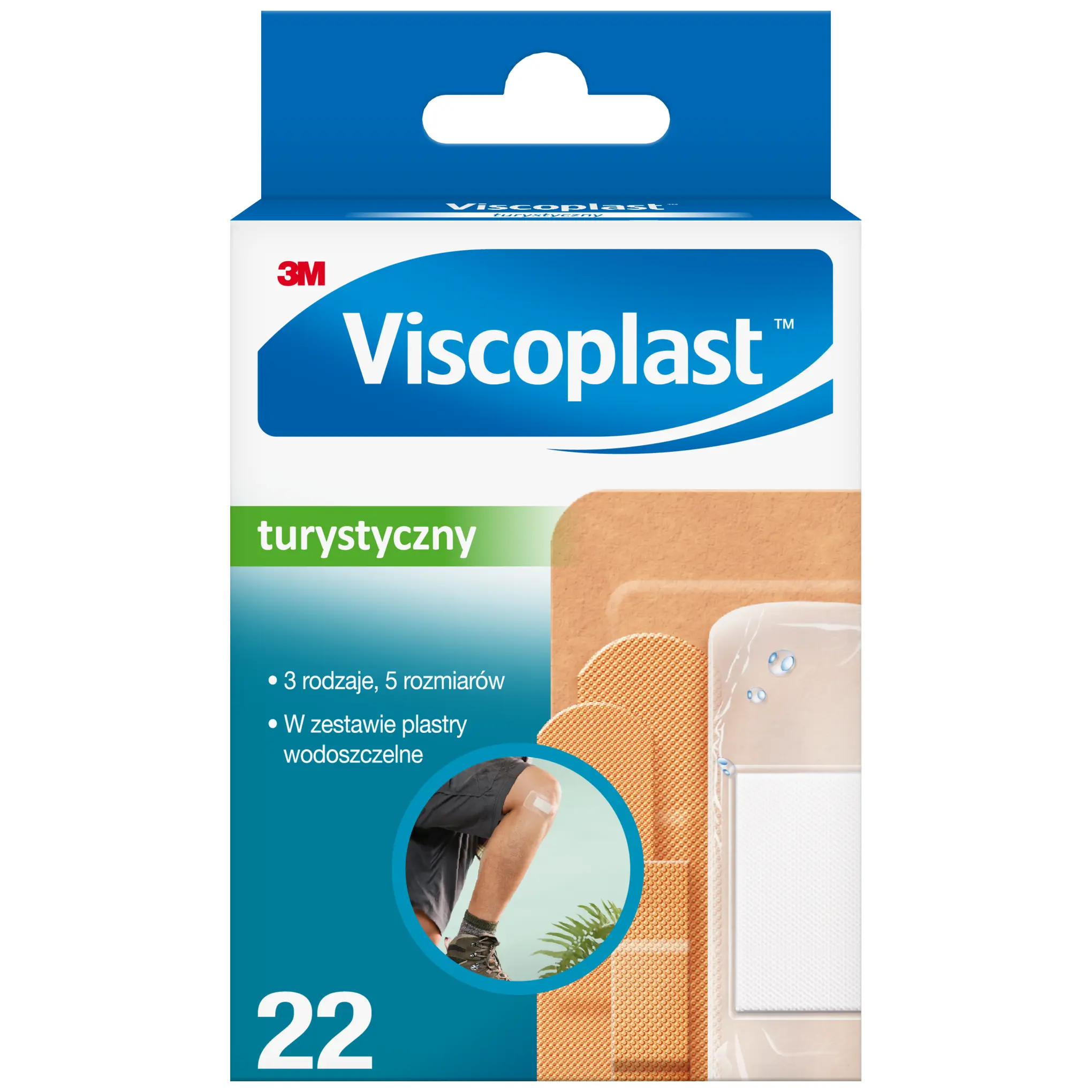 Viscoplast Turystyczny zestaw plastrów 22 sztuki zdjęcie