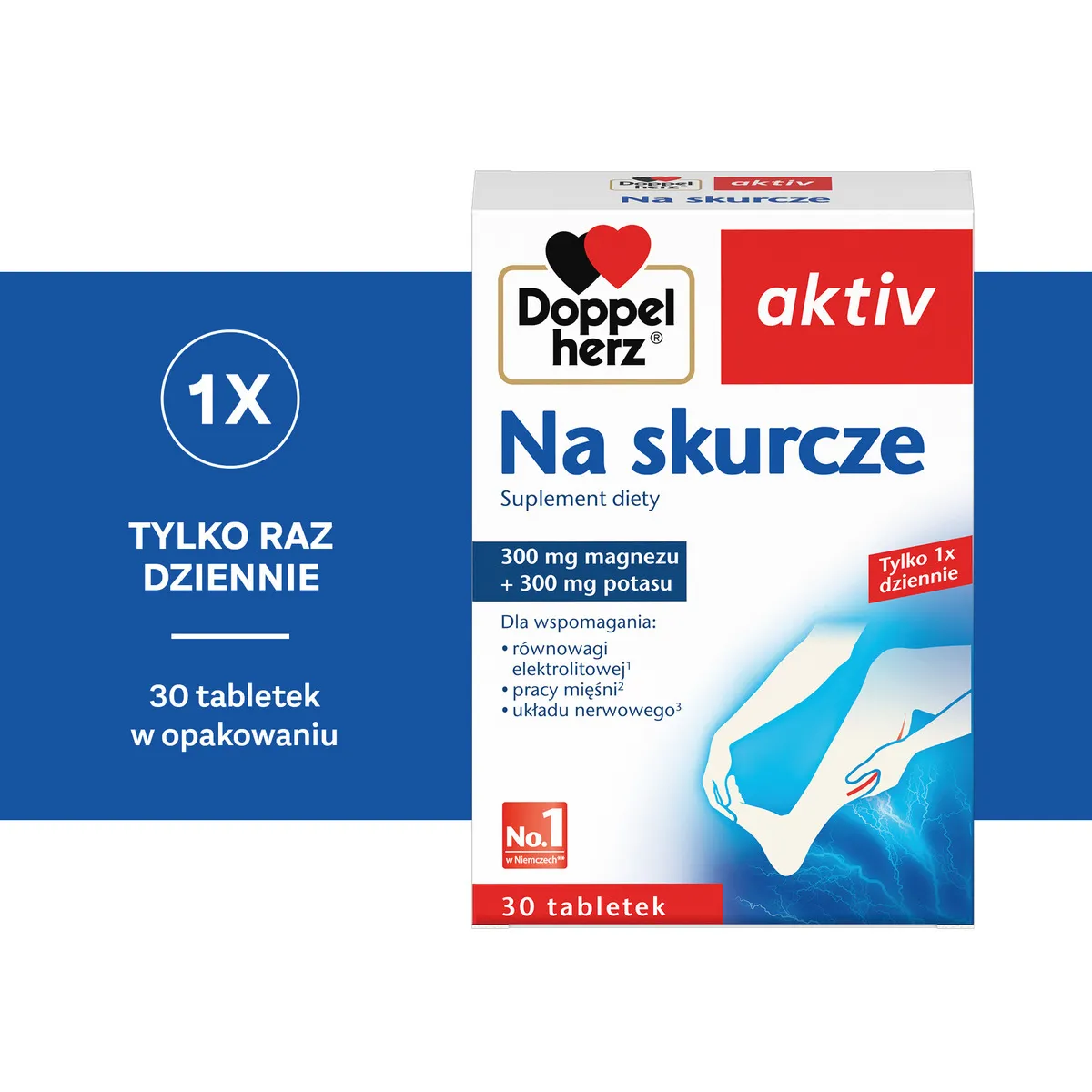 Doppelherz Aktiv Na skurcze 30 tabletek