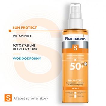 Pharmaceris S Sun Protect suchy olejek ochronny SPF50+ do ciała 200 ml