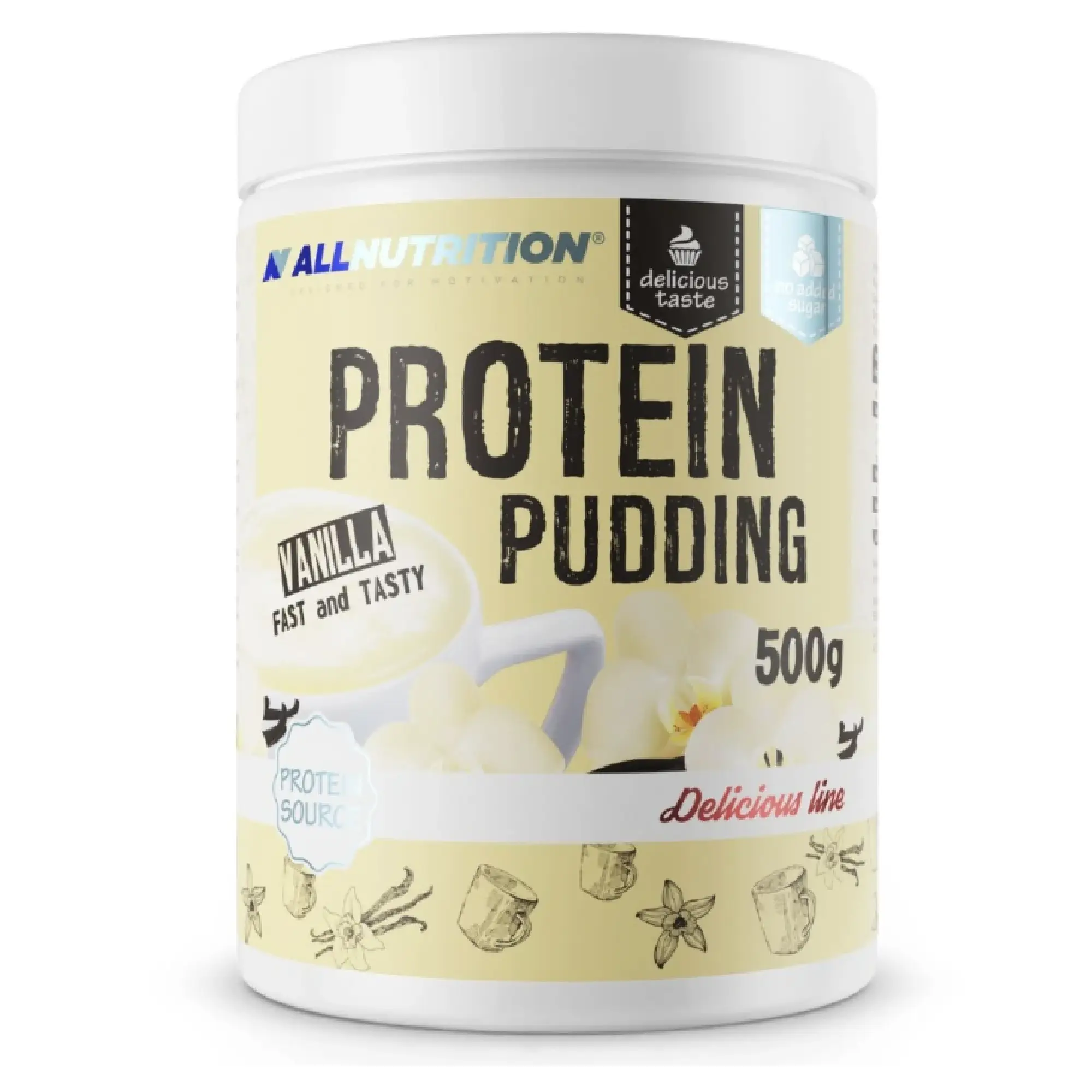 Allnutrition Protein Pudding Vanilla, waniliowy, 500 g zdjęcie