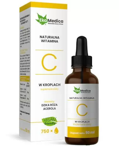 EkaMedica naturalna witamina C w kroplach 50 ml zdjęcie