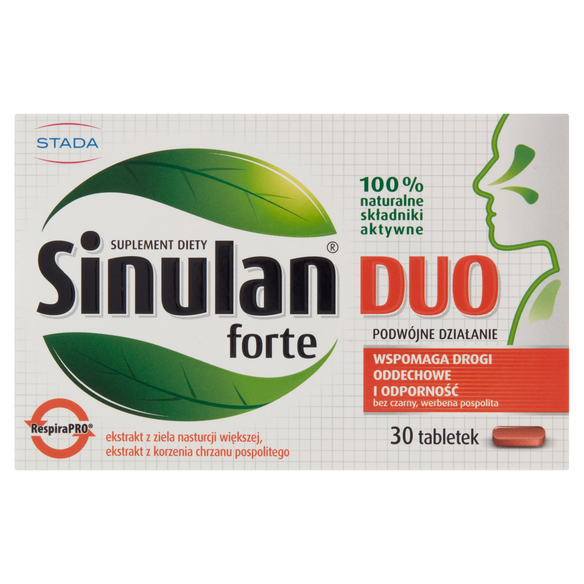 SINULAN DUO FORTE, 30 tabletek