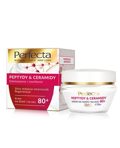Perfecta Peptydy & Ceramidy Krem na dzień i na noc 80+ - 50 ml - cena, opinie, właściwości  zdjęcie