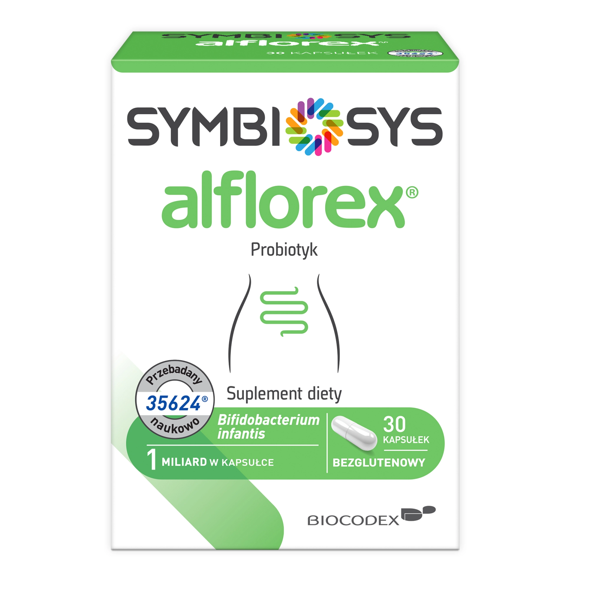 Symbiosys alflorex, probiotyk, kapsułki, 30 sztuk zdjęcie