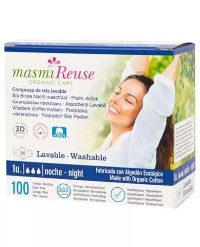 Masmi Reuse podpaska wielorazowa na noc 1 sztuka zdjęcie