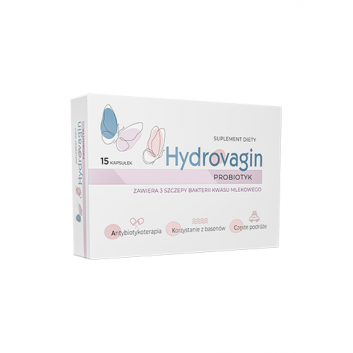 Hydrovagin Probiotyk, 15 kapsułek