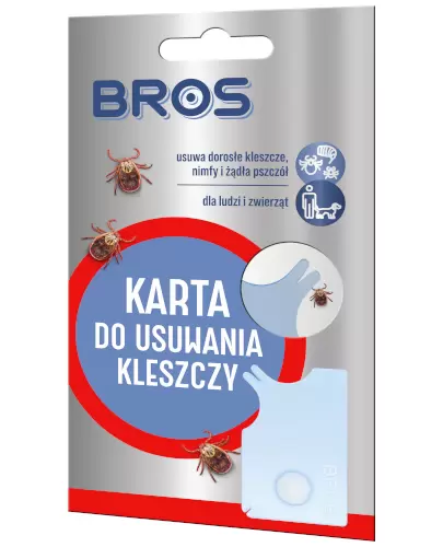 Bros karta do usuwania kleszczy 1 sztuka zdjęcie