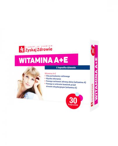 ZYSKAJ ZDROWIE Witamina A+E - 30 kaps. zdjęcie