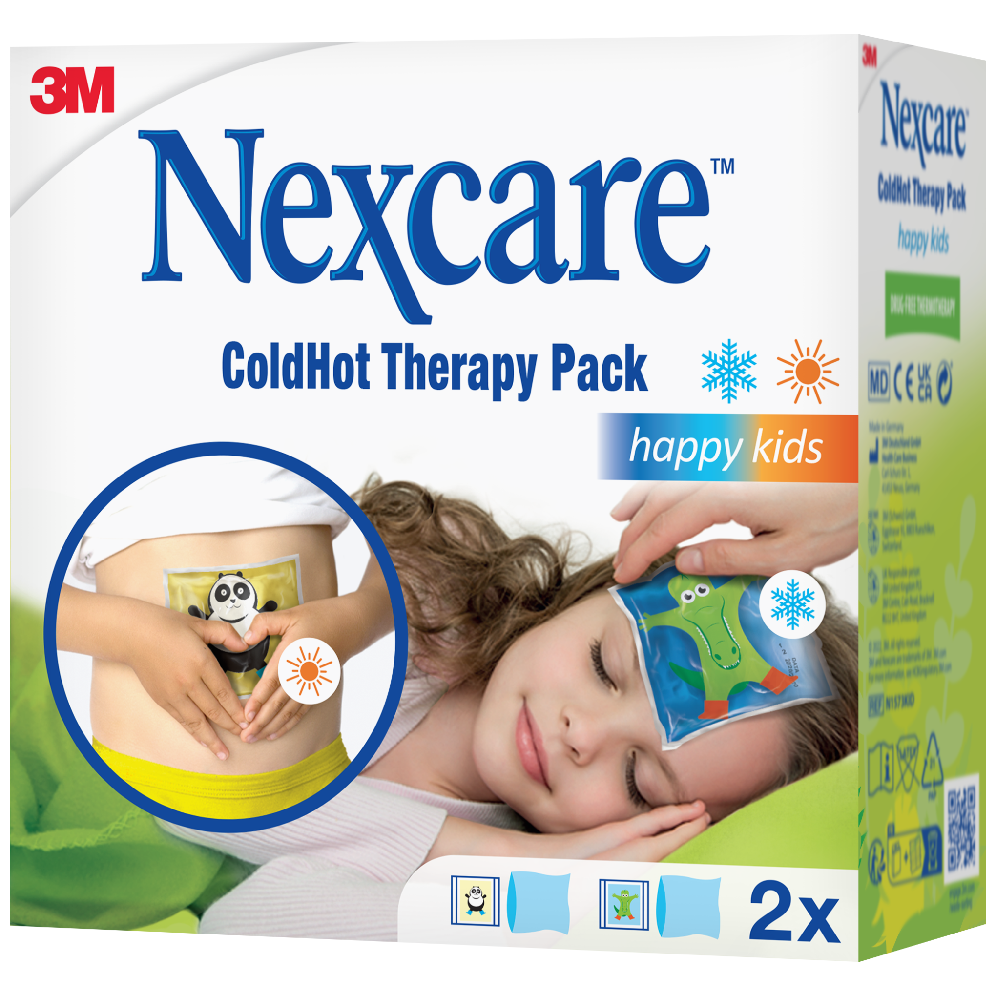 Nexcare ColdHot Kids żelowy kompres 11x12 cm 2 sztuki
