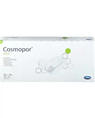 Hartmann Cosmopor steril opatrunek na ranę 25cm x 10cm 25 sztuk zdjęcie