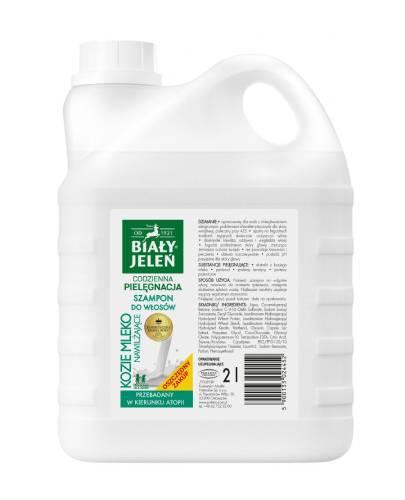 Biały Jeleń, Szampon do włosów kozie mleko, 2 l zdjęcie
