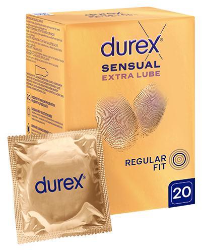 Durex Sensual Extra Lubricated, prezerwatywy 20 sztuk zdjęcie