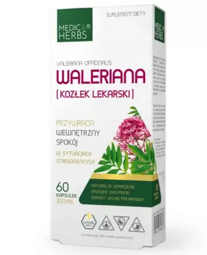 Medica Herbs Waleriana 60 kapsułek zdjęcie