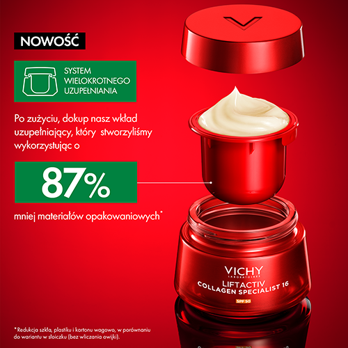 Vichy, Liftactiv Collagen Specialist 16, krem przeciwzmarszczkowy z SPF 50, 50 ml