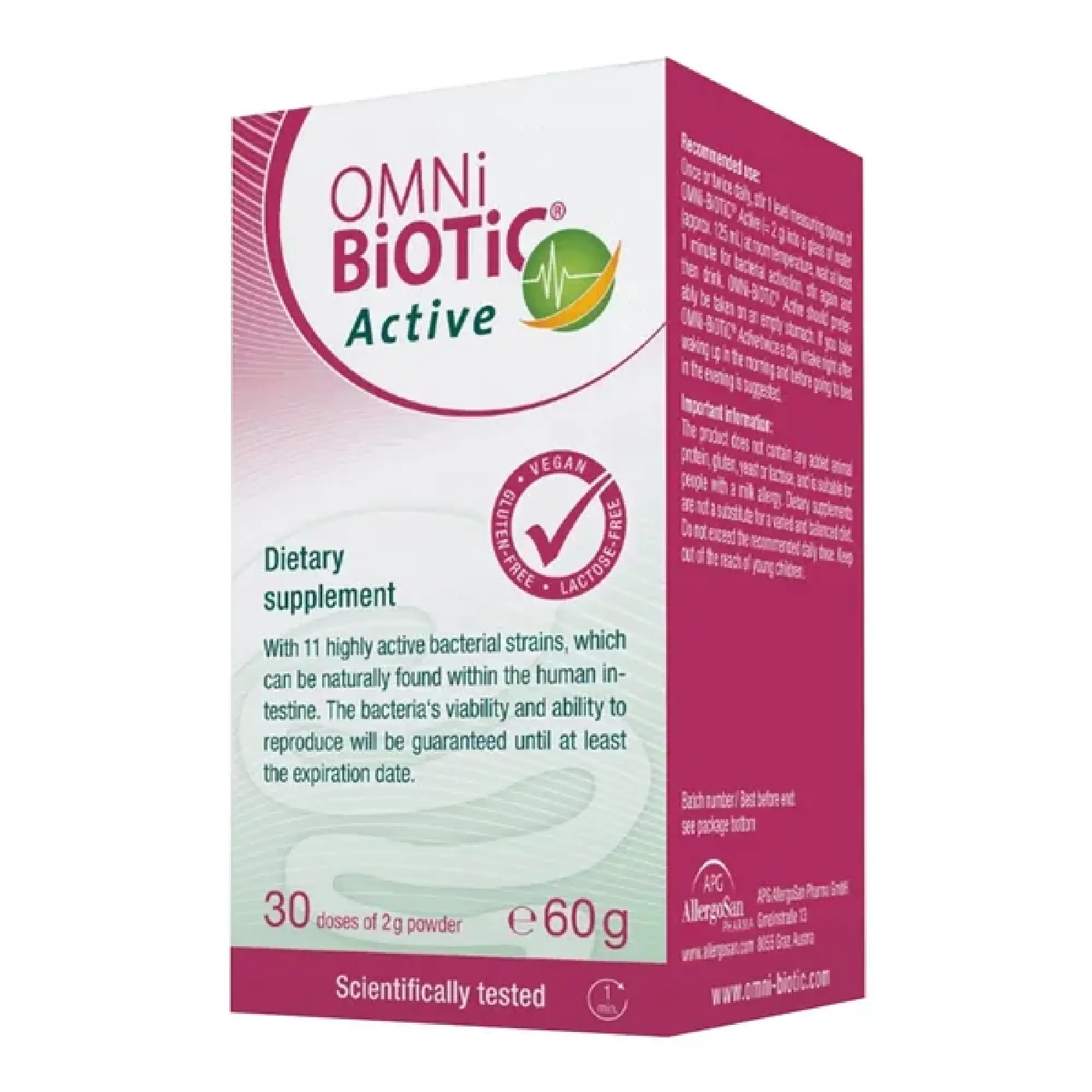 Omni-Biotic Active, proszek, 60 g zdjęcie