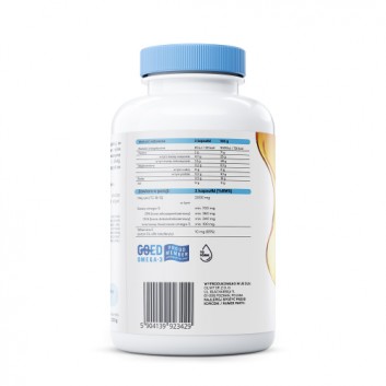 OSAVI Omega-3 Olej Rybi Molecularly Distilled 1000 mg, 180 kapsułek