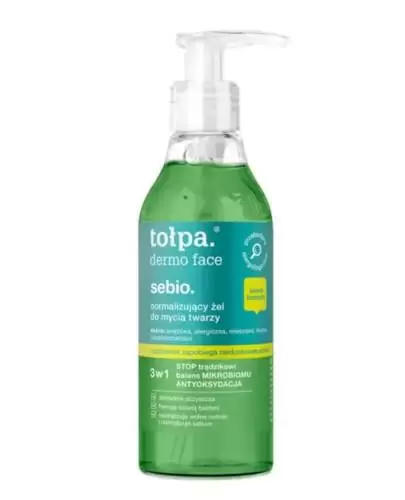 Tołpa Dermo Face Sebio normalizujący żel do mycia twarzy 195 ml zdjęcie