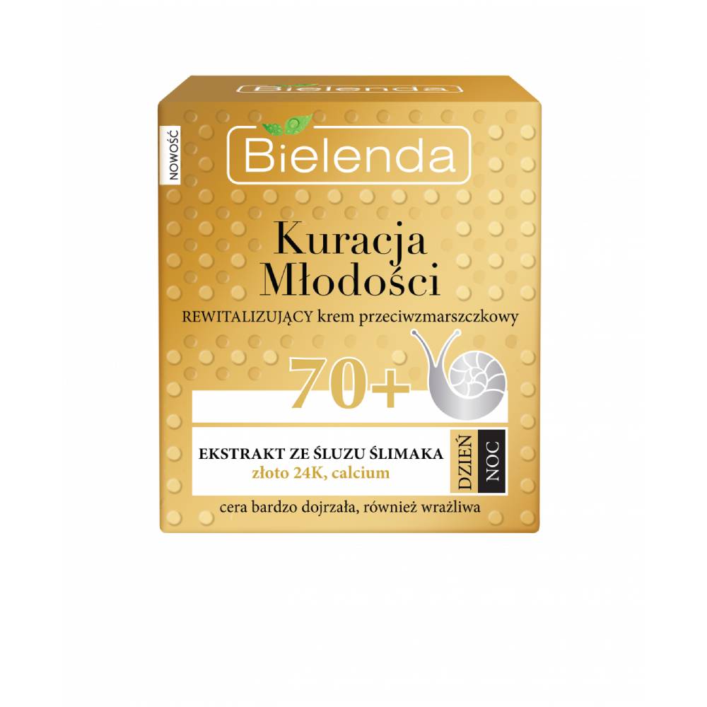 Bielenda Kuracja Młodości rewitalizujący krem przeciwzmarszczkowy 70+ 50 ml zdjęcie