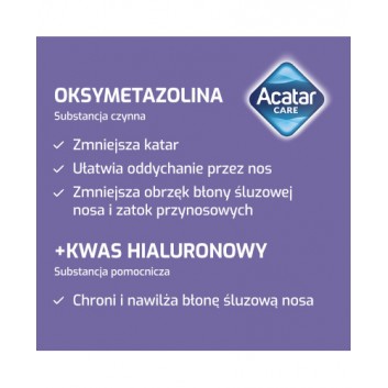 Acatar Care aerozol do nosa 0,5 mg/ml 15 ml