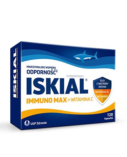 Iskial Immuno Max + Witamina C, 120 kaps., cena, wskazania, opinie zdjęcie