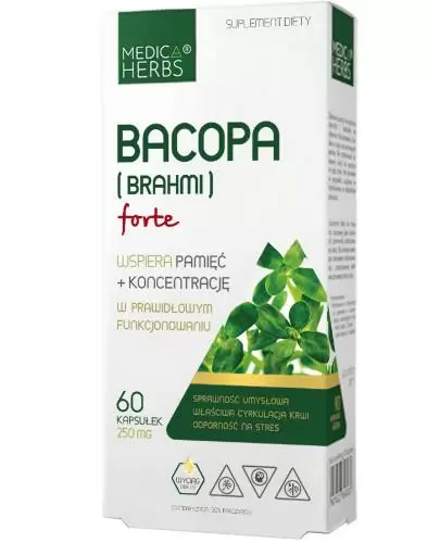 Medica Herbs Bacopa (Brahmi) Forte 60 kapsułek zdjęcie