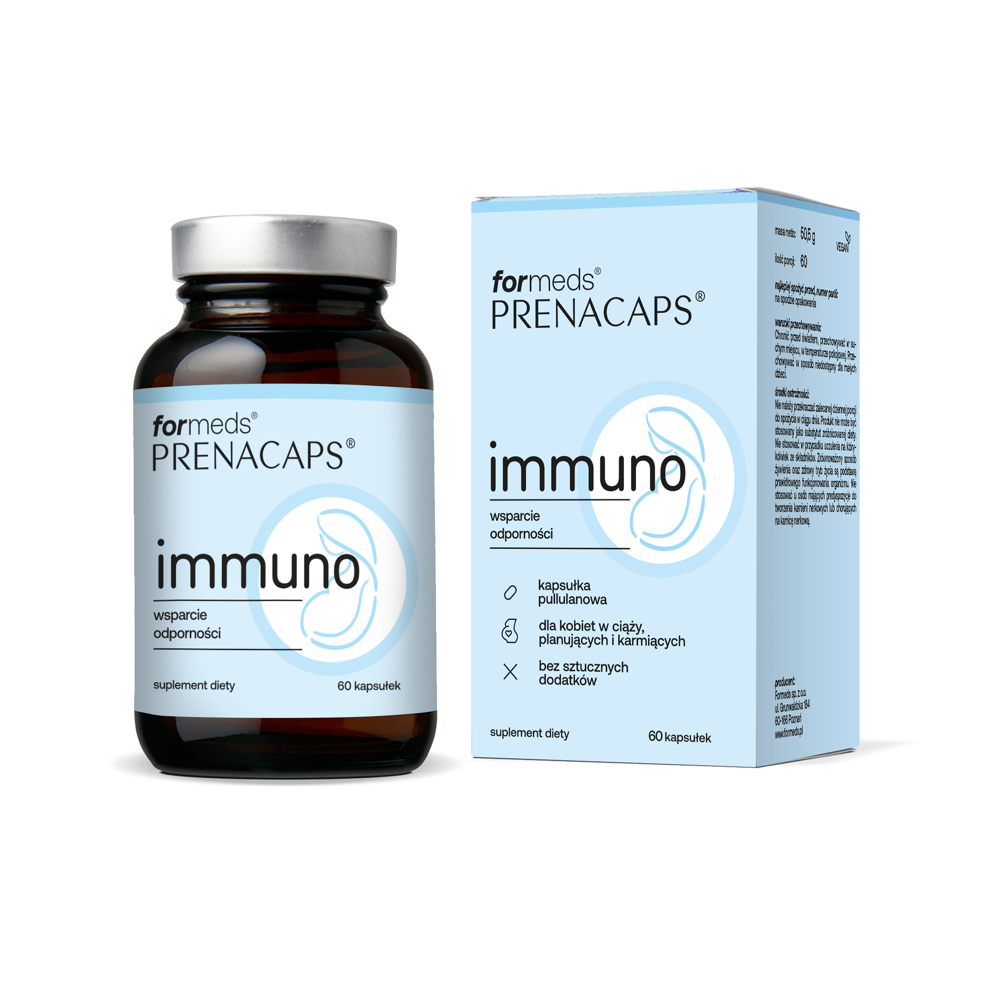 Formeds PRENACAPS immuno, 60 kapsułek