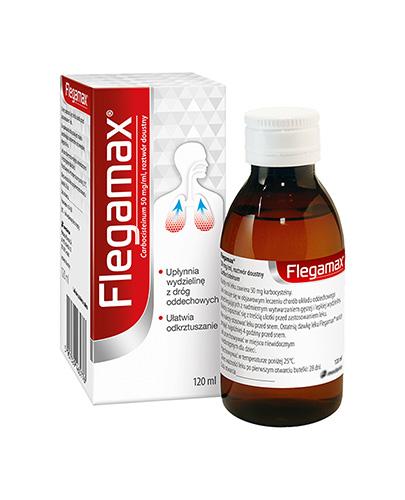 FLEGAMAX 50 mg/ml - 120 ml syrop na kaszel - opinie, stosowanie, ulotka zdjęcie
