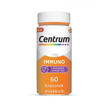 CENTRUM IMMUNO Z EKSTRAKTEM Z CZARNEGO BZU, 60 kaps.