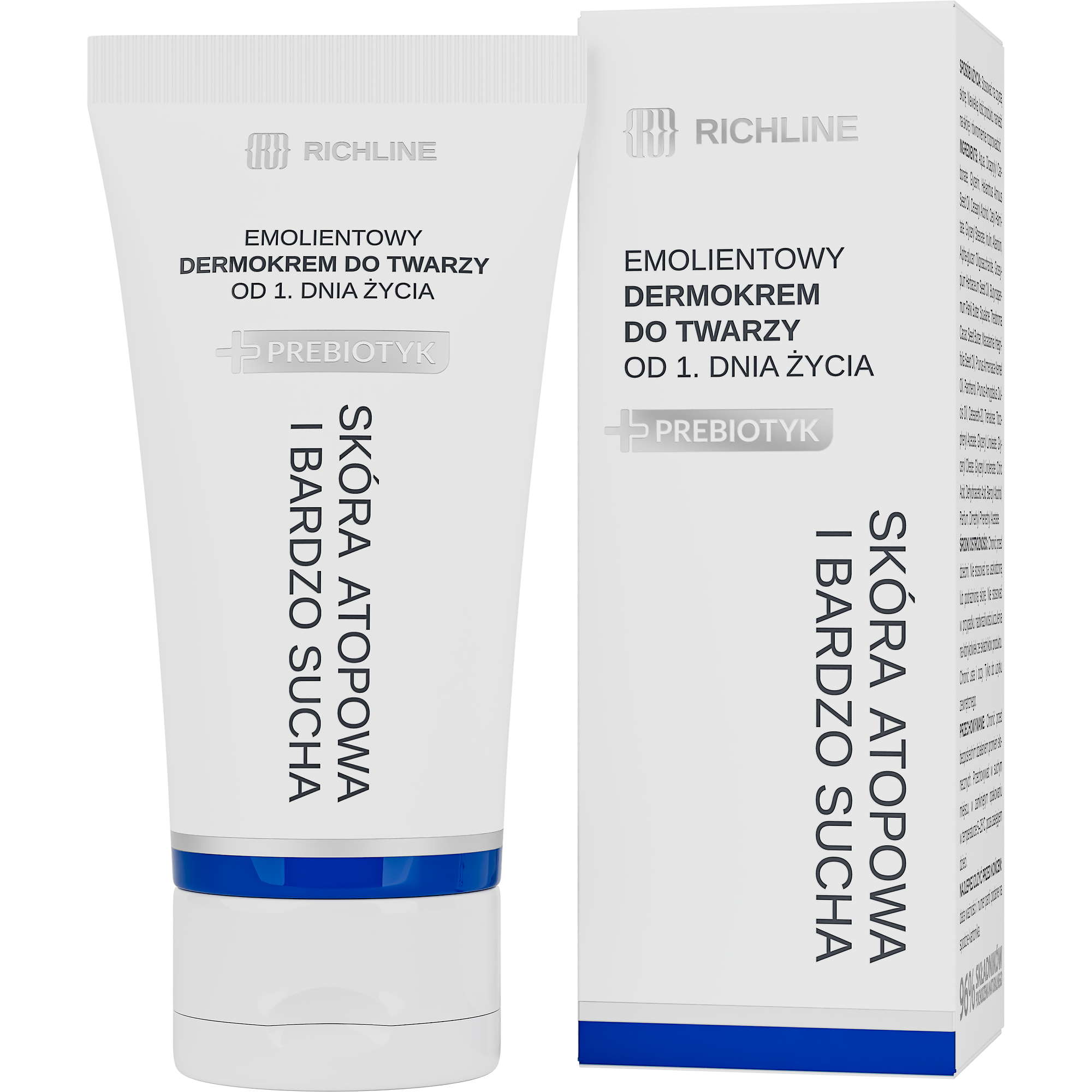 Richline Emolientowy Dermokrem do twarzy od 1. dnia życia, 50 ml
