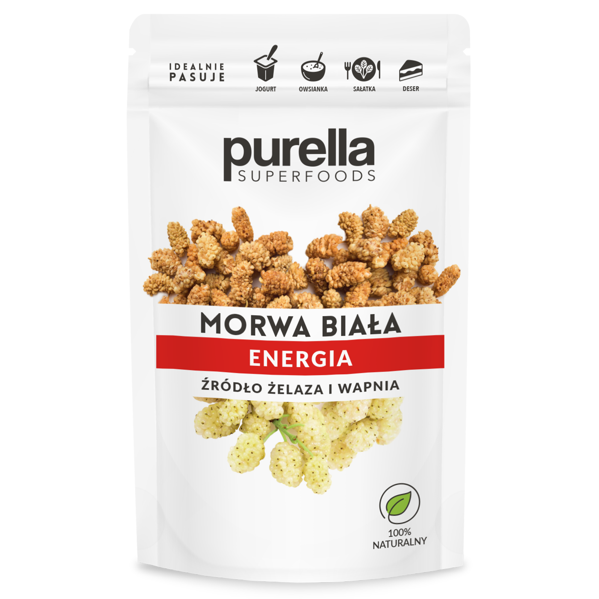 Purella Superfoods Morwa biała, 45 g zdjęcie