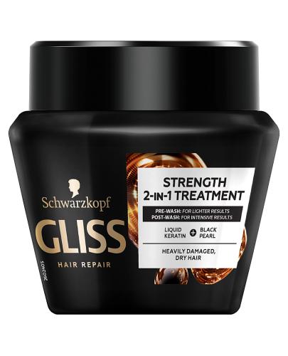 Gliss Kur Ultimate Repair  2w1 Maska wzmacniająca do włosów mocno zniszczonych i suchych - 300 ml - cena, opinie, skład zdjęcie