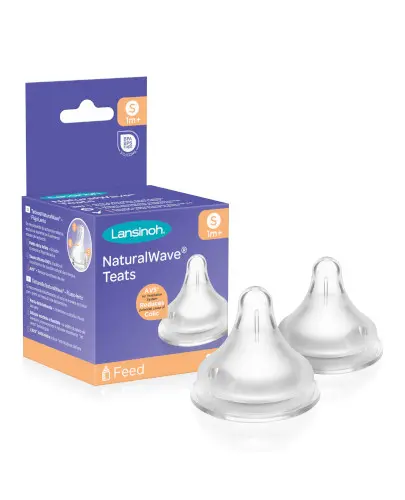 Lansinoh smoczek do karmienia Natural Wave o wolnym przepływie 2 sztuki zdjęcie