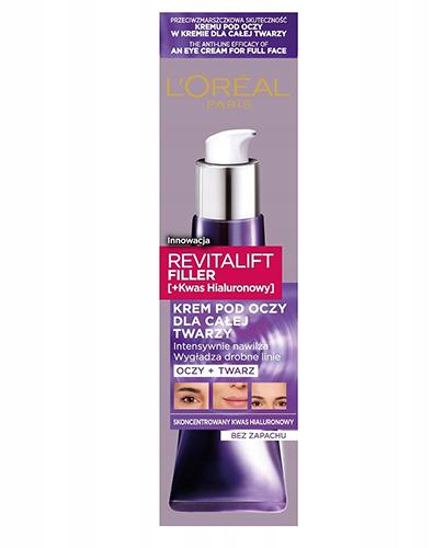 L'Oreal Paris Revitalift Filler Krem pod oczy dla całej twarzy, 30 ml  zdjęcie