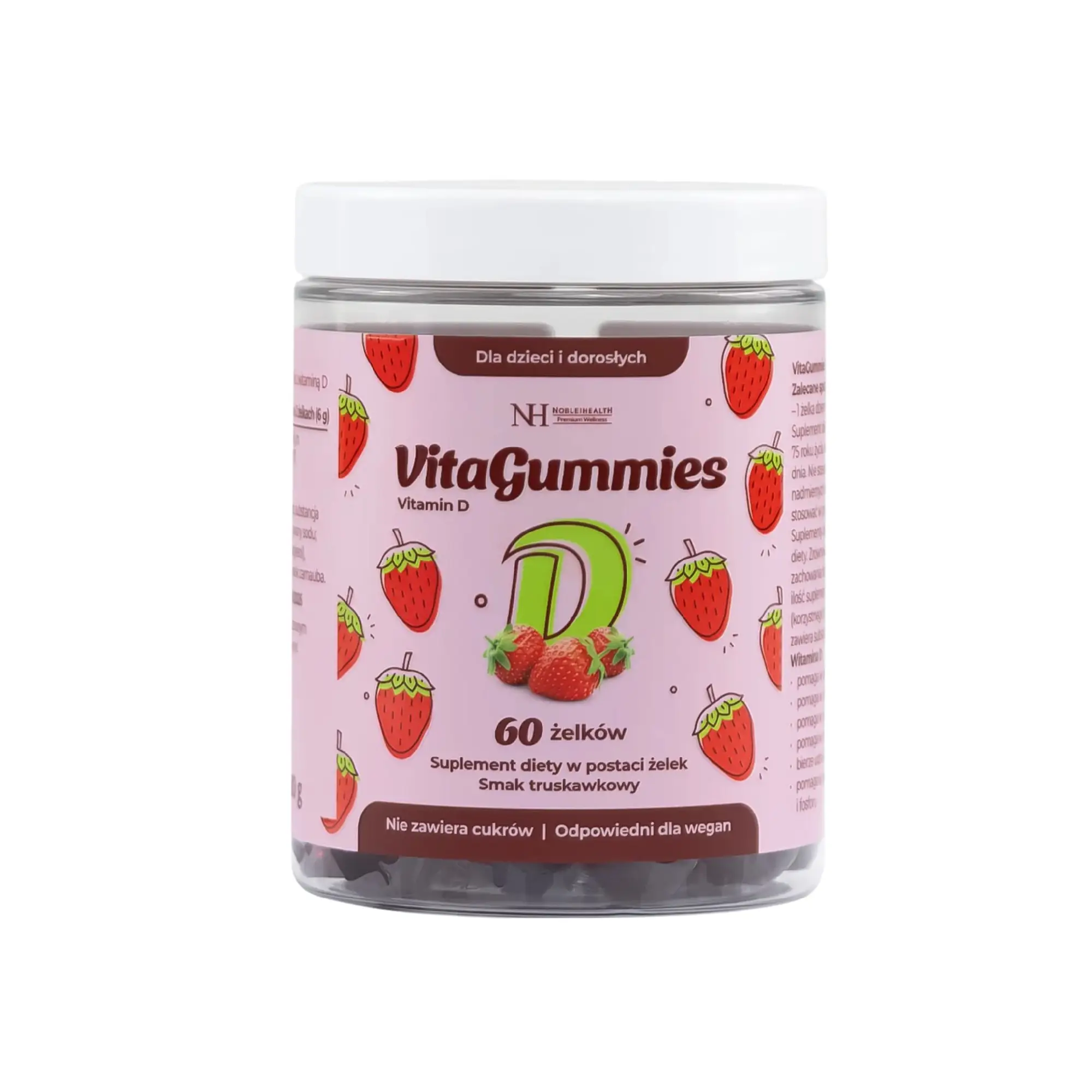Noble Health, VitaGummies Vitamin D, żelki, 60 szt zdjęcie