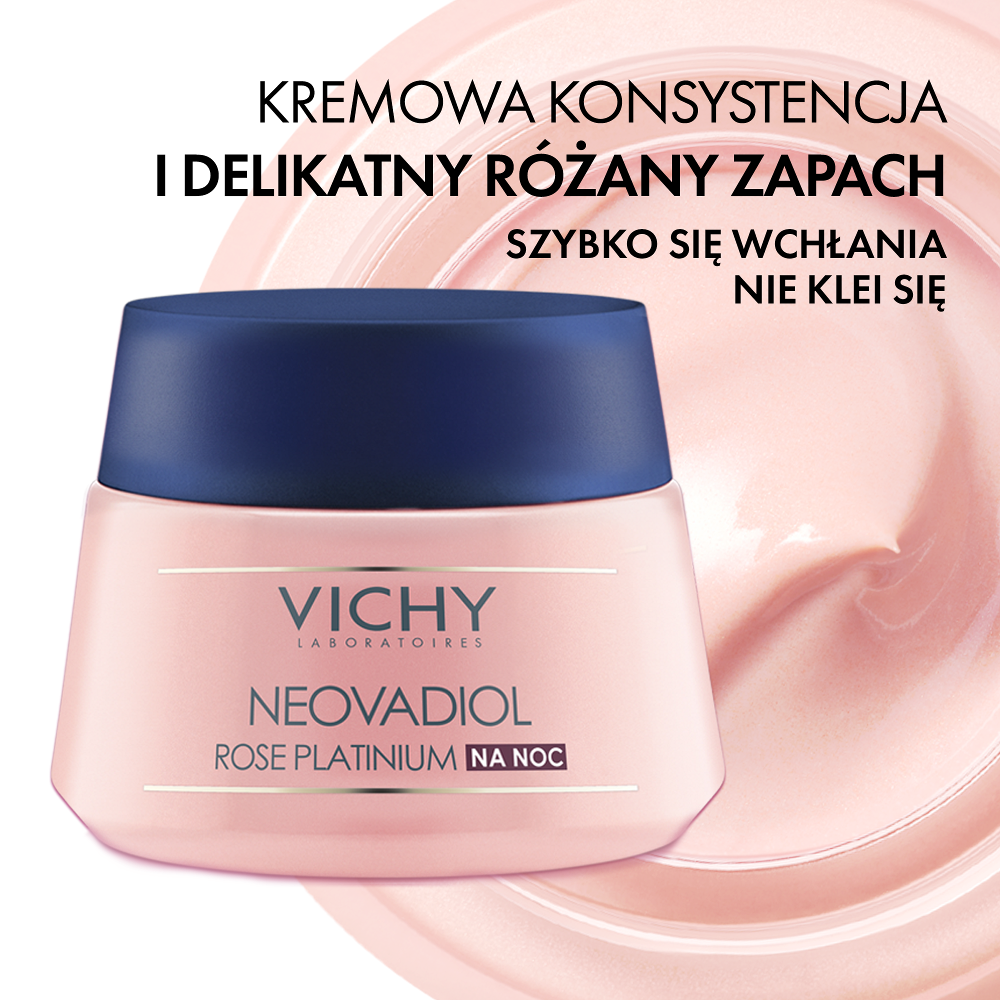 Vichy Neovadiol Rose Platinium Wzmacniający, regenerujący krem na noc, 50 ml