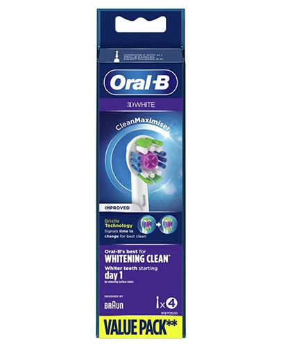 Oral-B 3D Clean Maximiser EB4 Końcówki do szczoteczki elektrycznej, 4 szt. cena, opinie, właściwości zdjęcie