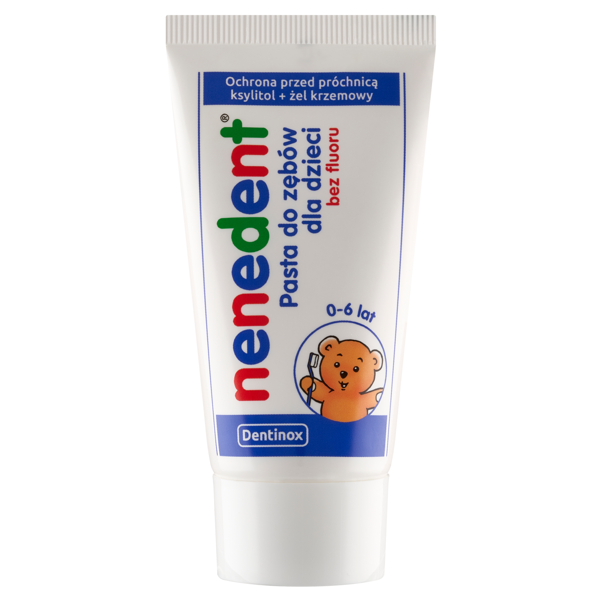 NENEDENT Pasta do zębów dla dzieci bez fluoru - 50 ml zdjęcie