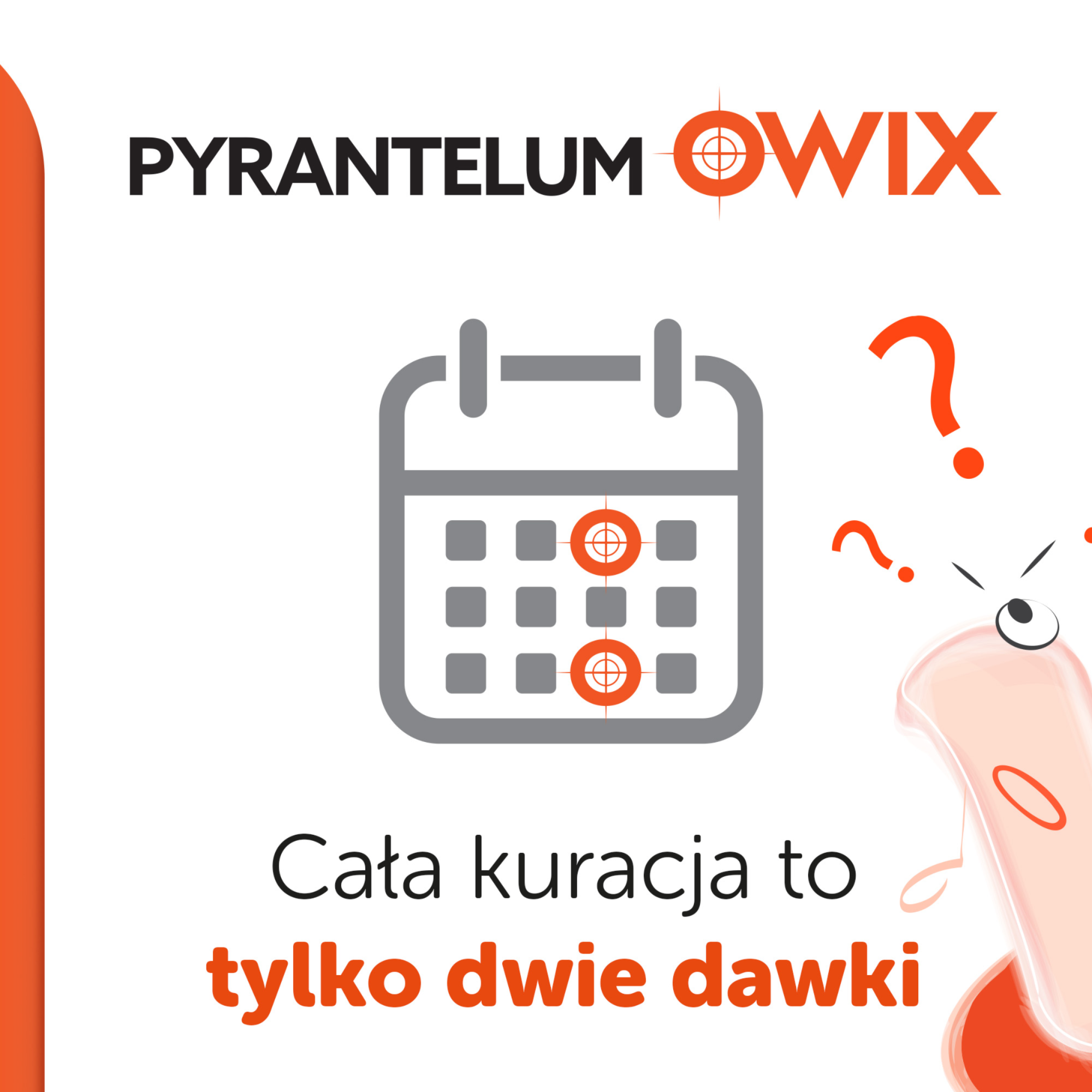 Pyrantelum OWIX, 250 mg/5 ml, zawiesina doustna, 15 ml
