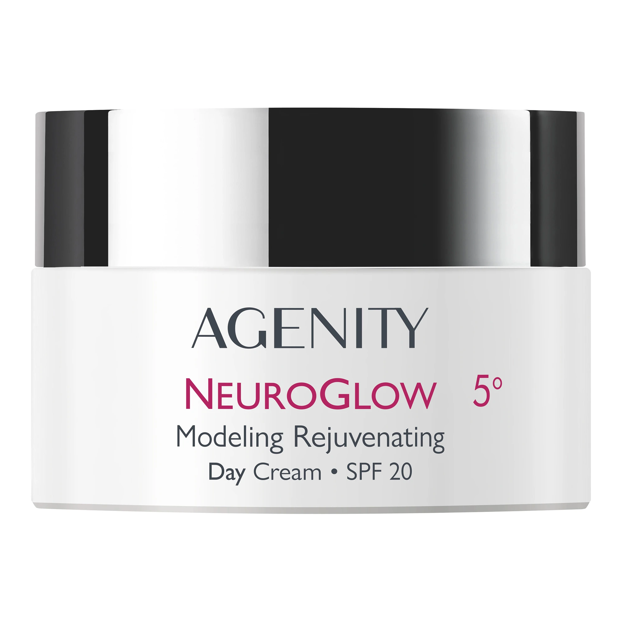 Agenity Neuroglow 5°, Krem modelujący odmładzający na dzień SPF 20, 50 ml