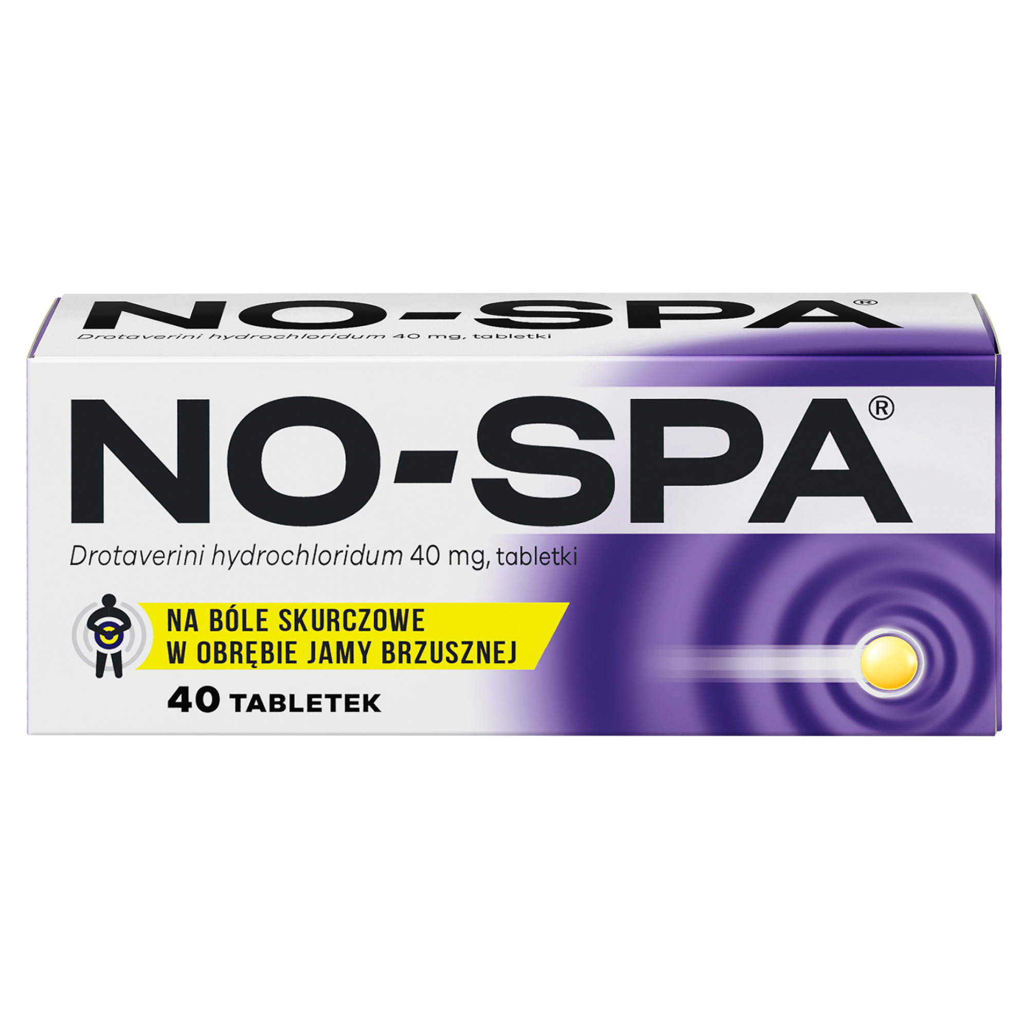 No-Spa 40 mg na ból brzucha, skurcze 40 tabletek zdjęcie