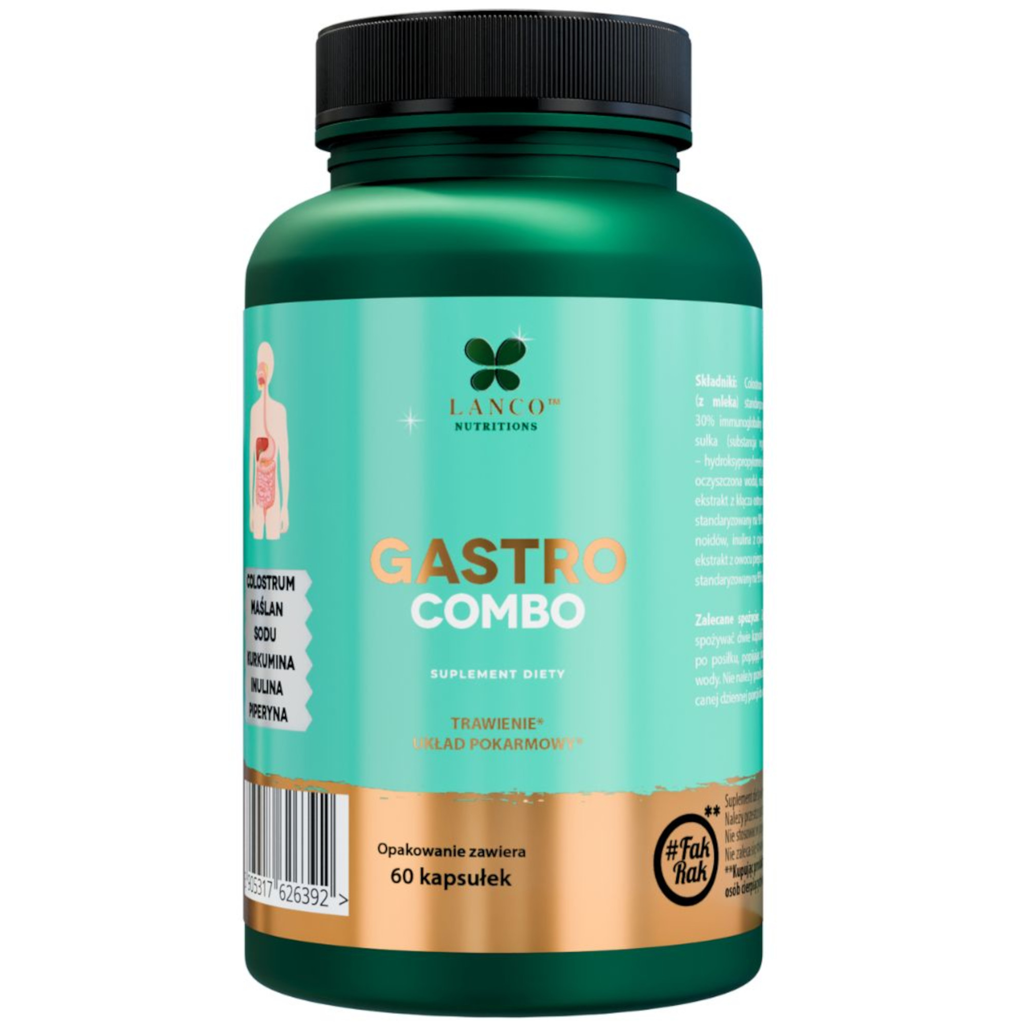 Lanco Gastro Combo, kapsułki, 60 sztuk zdjęcie