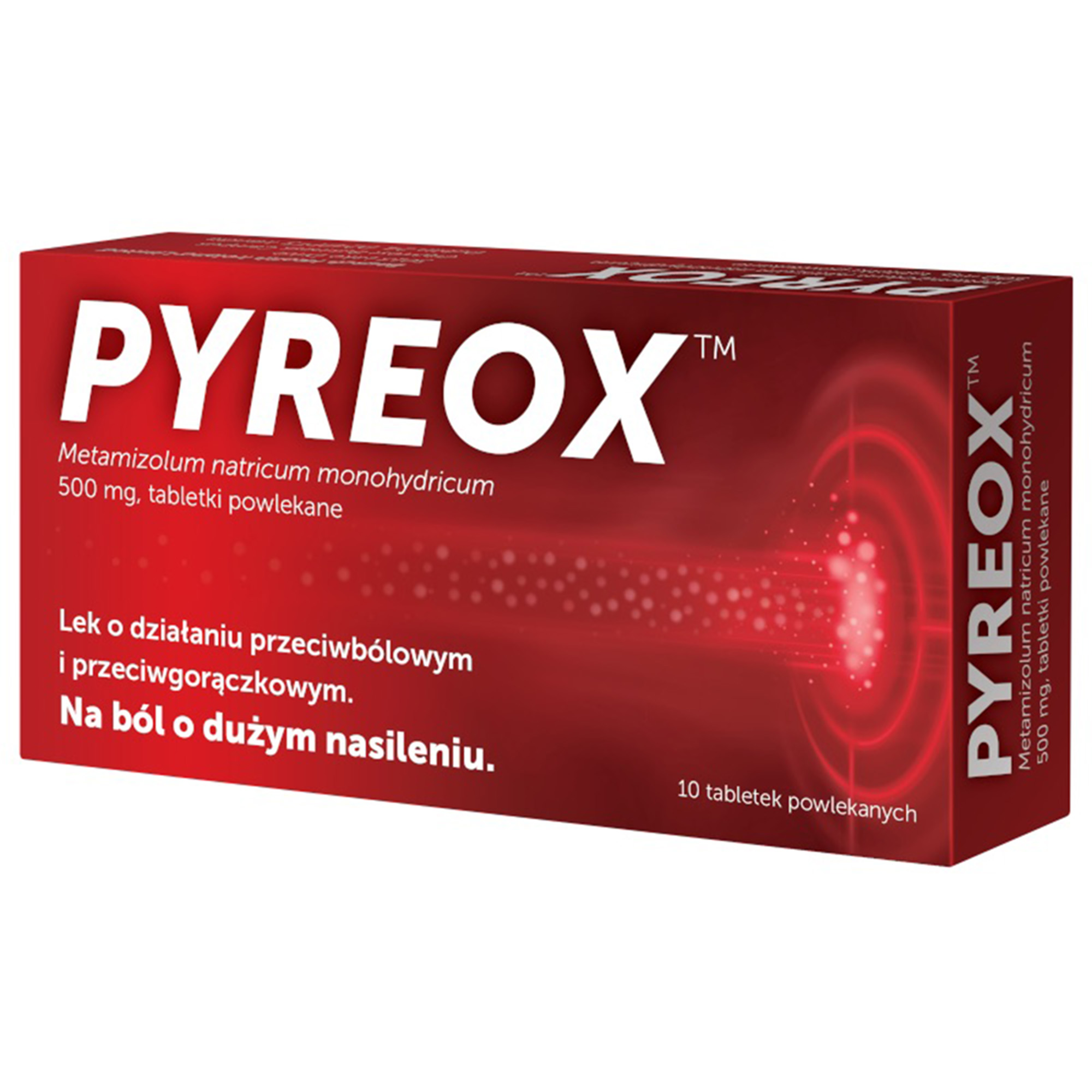 Pyreox, 500 mg, 10 tabletek powlekanych zdjęcie
