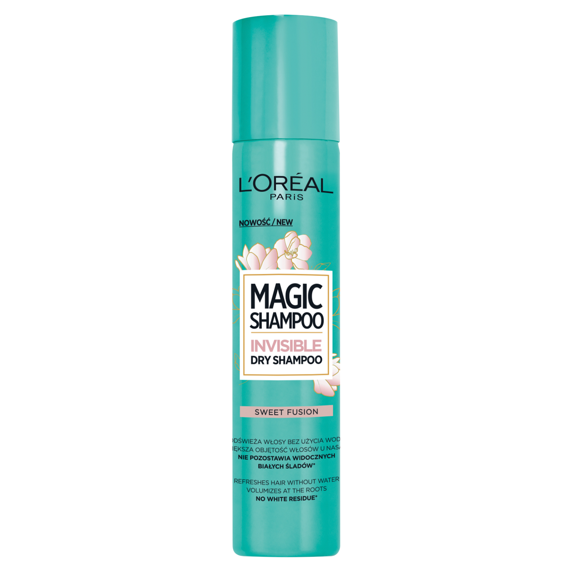 L`Oreal Magic Shampoo Invisible Niewidzialny suchy szampon Sweet Fusion, 200 ml zdjęcie