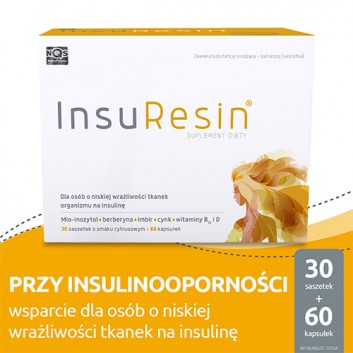 InsuResin, 30 saszetek + 60 kapsułek