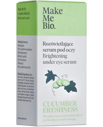 Make Me Bio Cucumber Freshness rozświetlające serum pod oczy roller 10 ml  zdjęcie