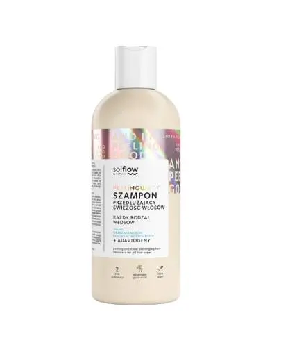 So!Flow, Szampon pelingujący przedłużający świeżość włosom, 400 ml zdjęcie