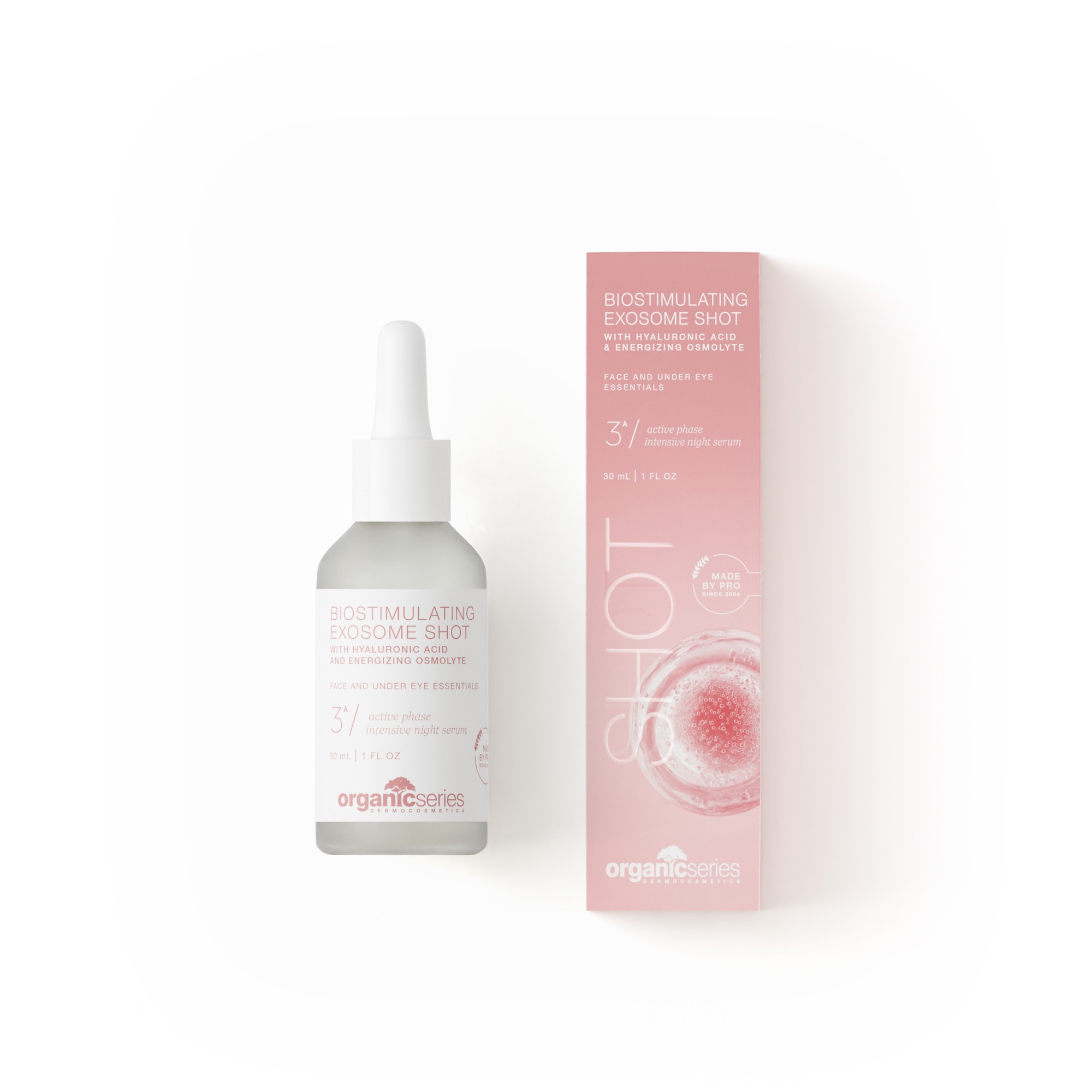 Organic Series Exosome Shot 5%, biostymulujący koncentrat z egzosomami, 30 ml