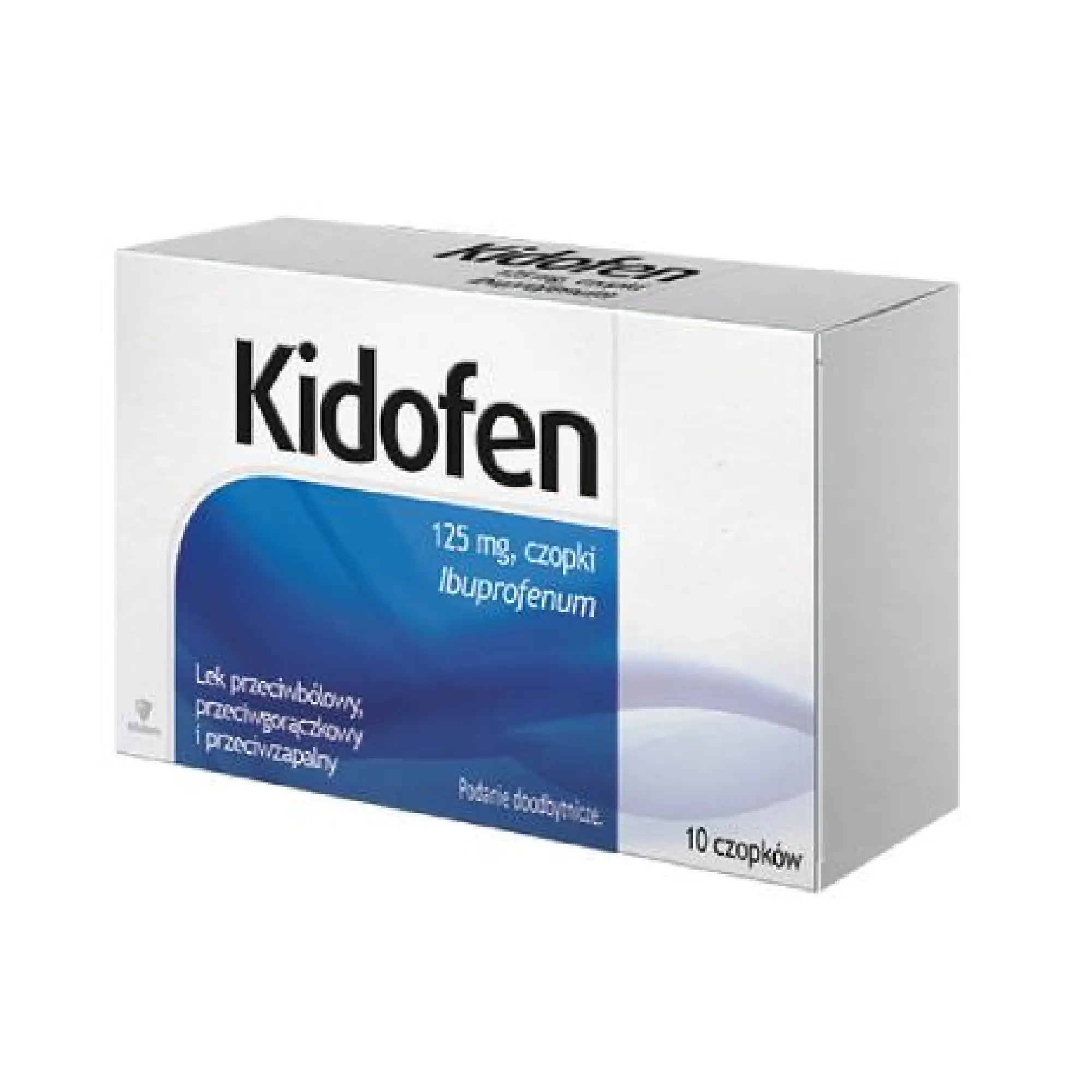 Kidofen, czopki 125 mg, 10 sztuk  zdjęcie
