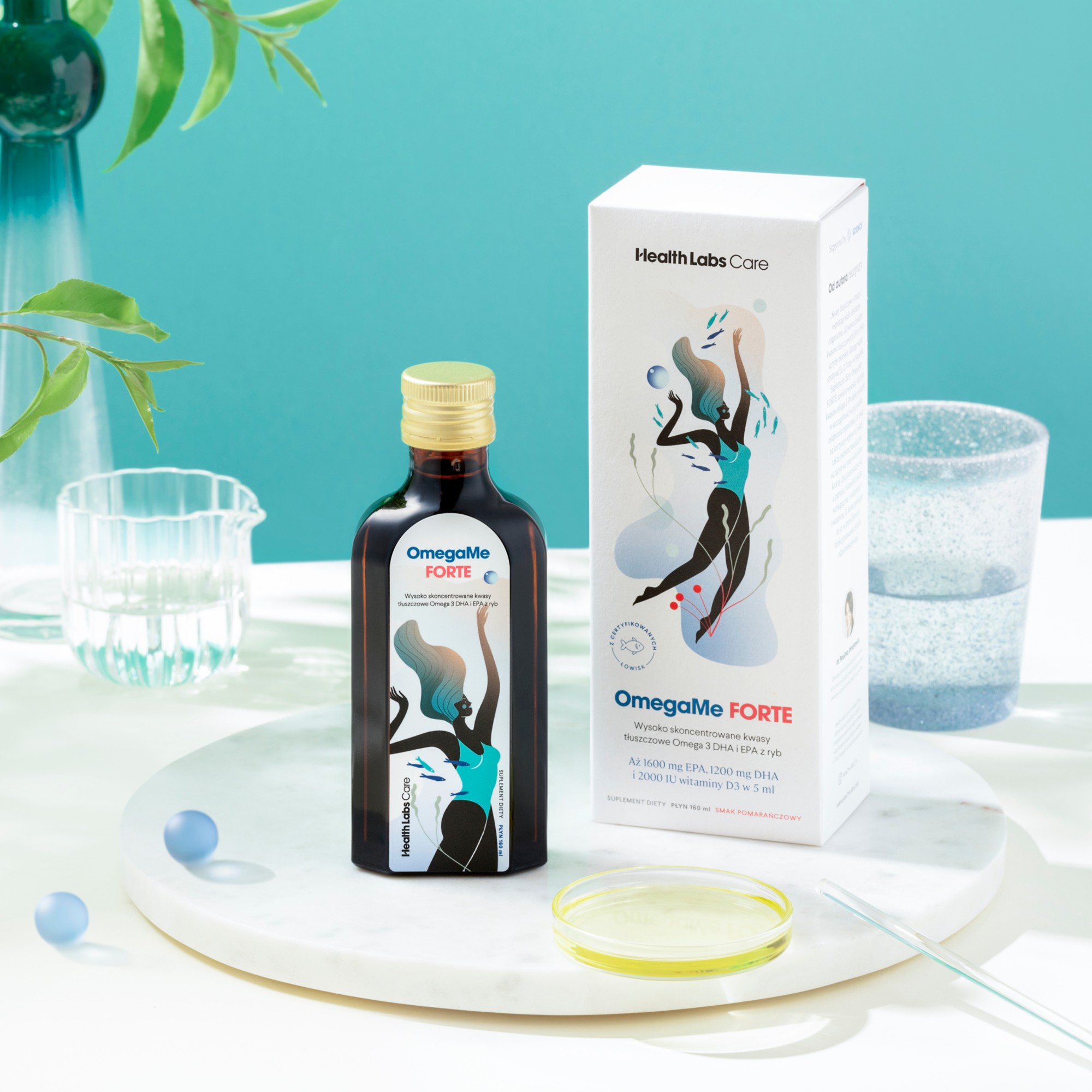 Health Labs Care, OmegaMe Forte, płyn, 160 ml